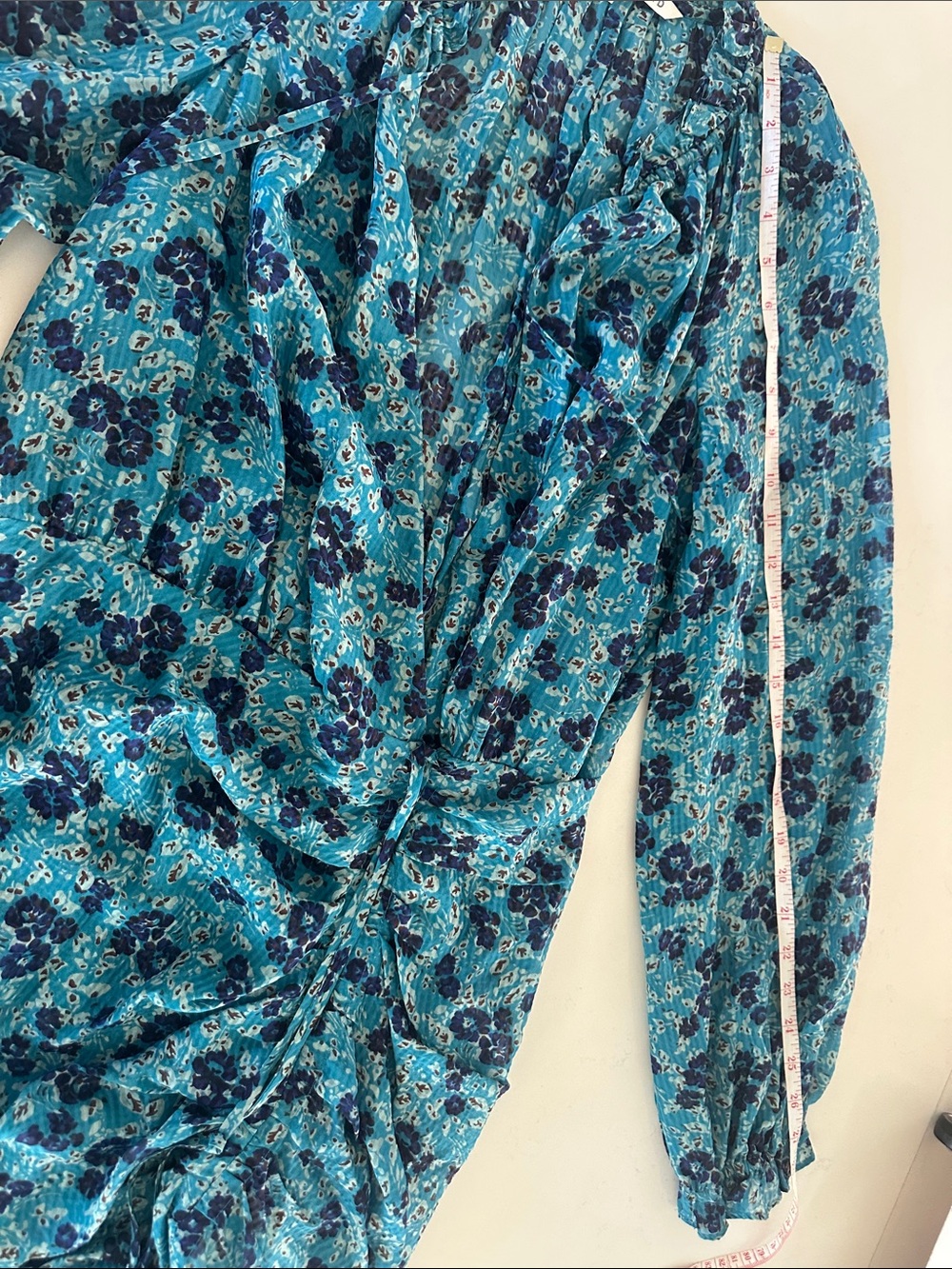 Veronica Beard Teal Silk Dress - Picture 7 of 12